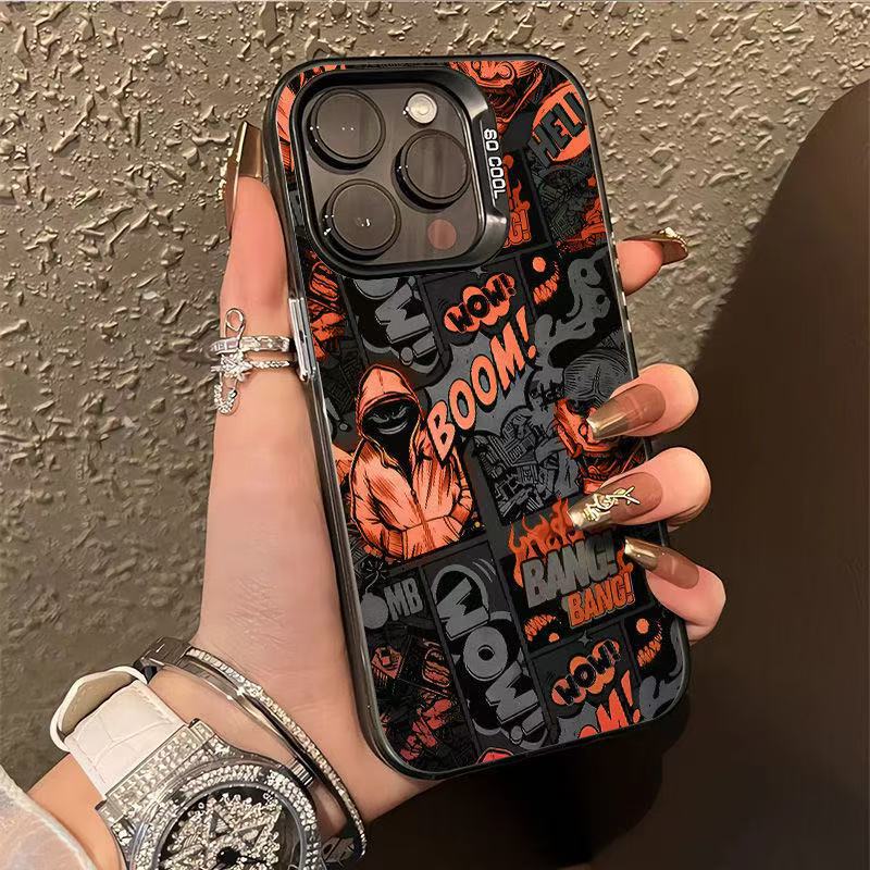 Graffiti Anime Suitable for Apple 17Promax Mobile Phone Case Iphone15/14/13 and 16Promax Trendy - Image 2