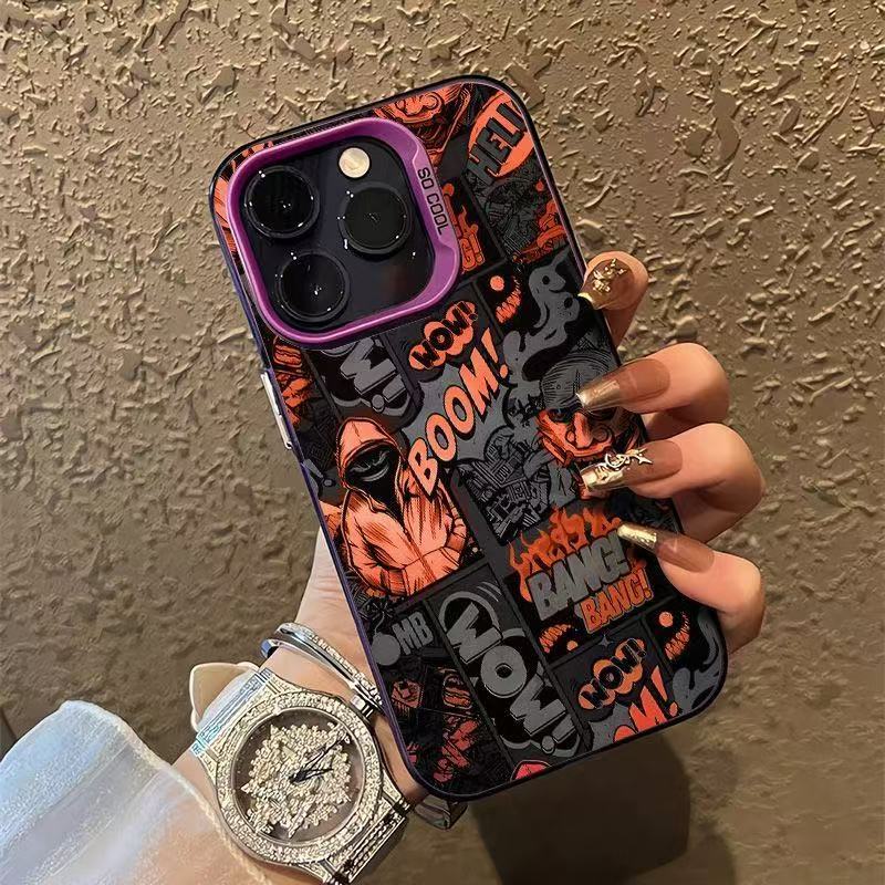 Graffiti Anime Suitable for Apple 17Promax Mobile Phone Case Iphone15/14/13 and 16Promax Trendy - Image 1