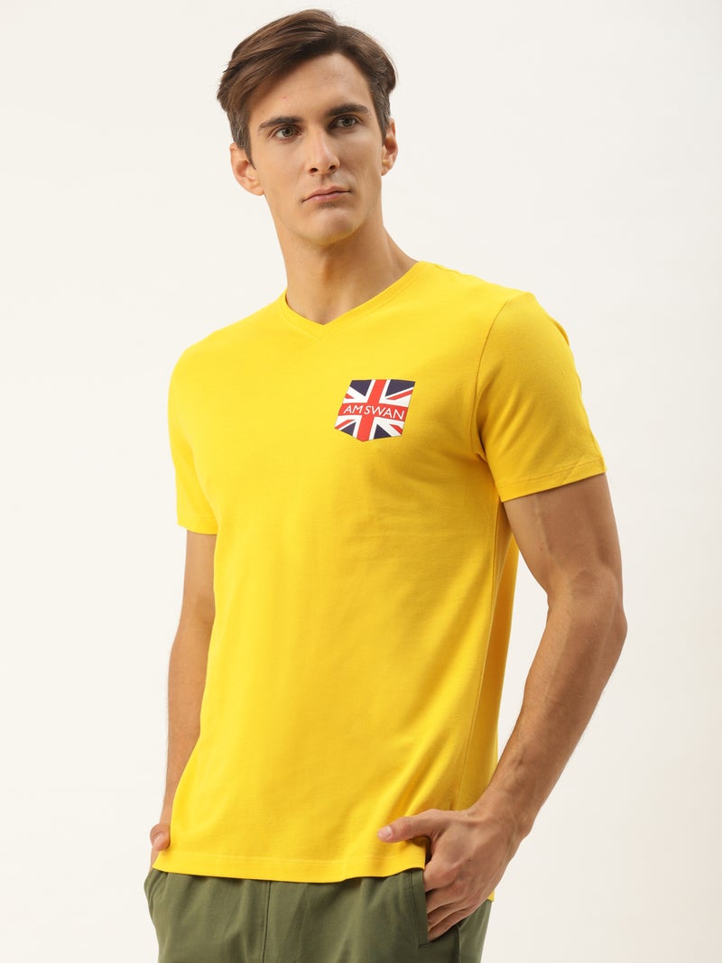 amswan PREMIUM COTTON PRINTED HALF SLEEVE CREW NECK T-SHIRTS - Image 3
