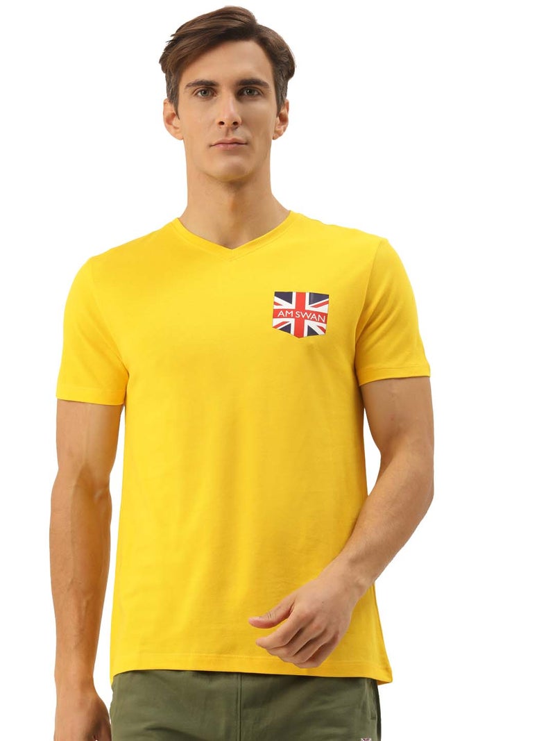 amswan PREMIUM COTTON PRINTED HALF SLEEVE CREW NECK T-SHIRTS - Image 1