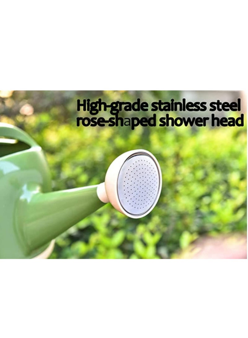 4L علبة سقي كبيرة بسعة كبيرة مع صنبور طويل ورأس رش قابل للفك – علبة سقي للنباتات الداخلية/الخارجية للحدائق والزهور والأصص – مادة متينة، مقبض مريح، مرشة دائرية - Image 4