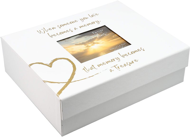 Pavilion Gift Company Pavilion When Someone You Love Becomes a MemoryWhite  Gold Memory Box