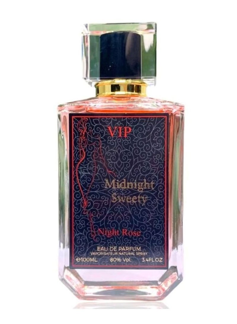 VIP Midnight Sweety Night Rose - For Women - EDP - 100ml - Image 1