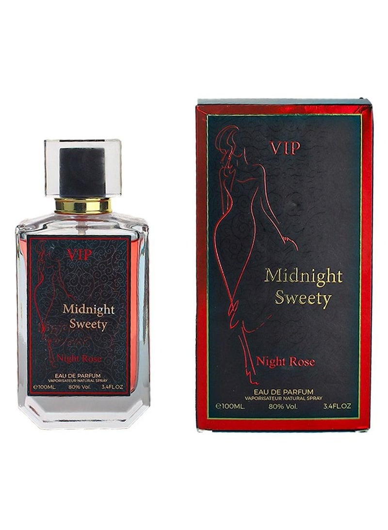 VIP Midnight Sweety Night Rose - For Women - EDP - 100ml - Image 5