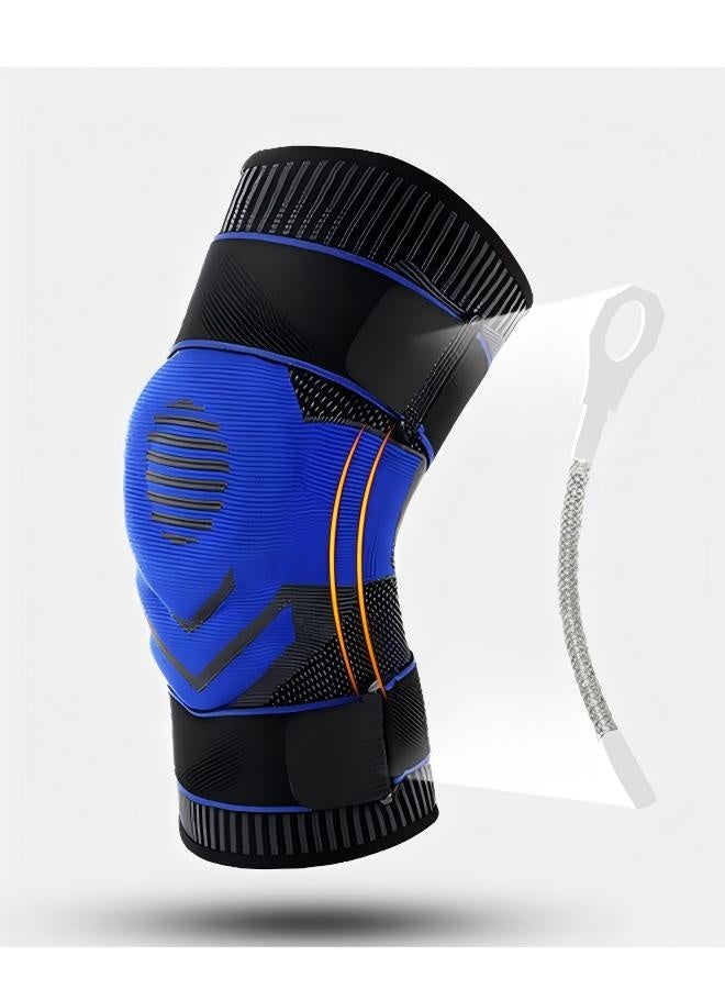 kyncilor Knee Pain Knee Pads, Compression Knee Pads, Professional Knee Pads with Patella Gel Pads Side Spring Stabilizers, Sports Pads for Meniscus Tear Arthritis Joint Pain Relief, XL - Image 5