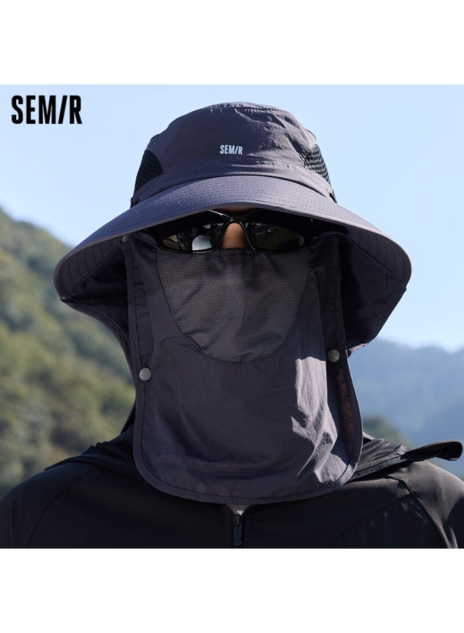 SEMIR Senma Sun Protection Hat Men'S Sun Hat Fishing Fisherman Hat Mountaineering Hat Summer Outdoor Uv Protection Sun Hat With Face Mask - Image 1