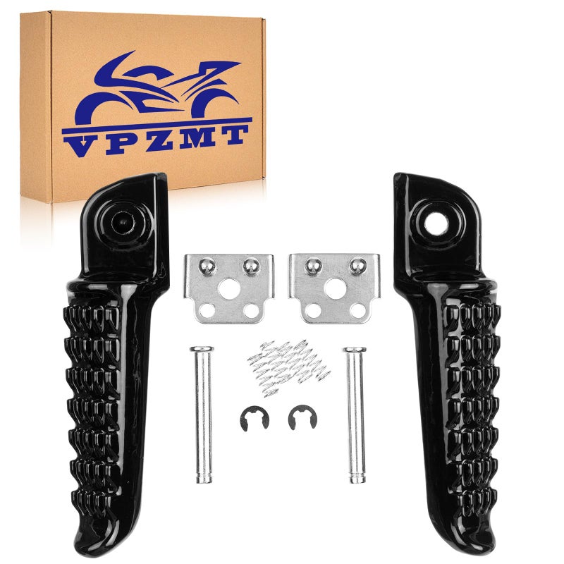 VPZMT Rear Foot Pegs for kawasaki ZX6R ZX9R ZX10R ZX12R ZX636 EX650 650R KLE650 versys ER6N Z750Z750S Z1000 Z1000SX ZZR1200 GTR1400 ZZR1400 ZX14 ZX14 black2