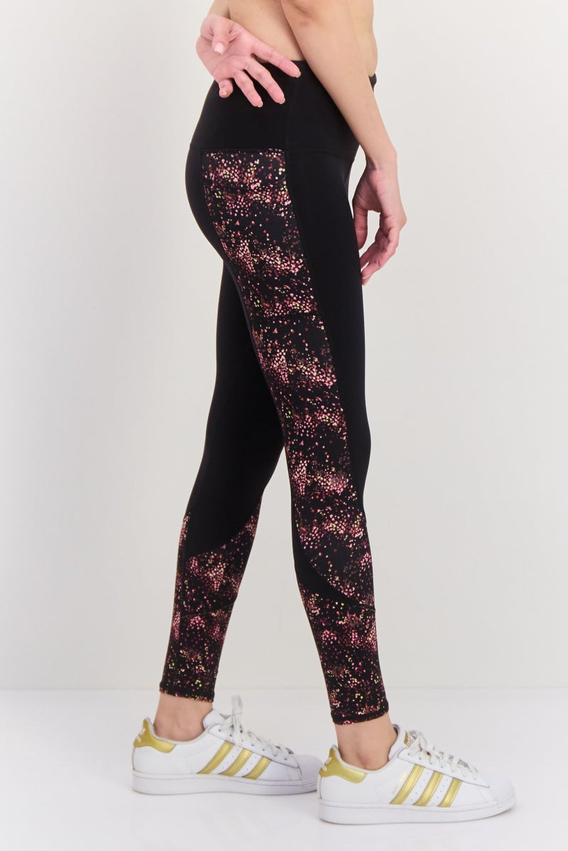 SKECHERS Women Sportswear Fit Training Leggings, Black Combo - Image 2