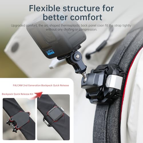 FALCAM F38 Camera Clip Kit V2, F38 Backpack Clip with Plate for Backpack Strap and Camera F38B3803 - Image 4