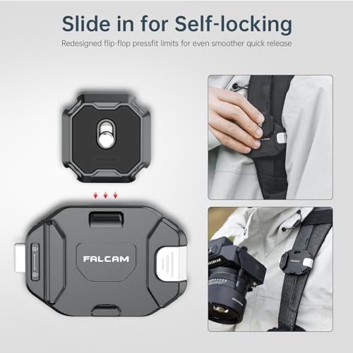FALCAM F38 Camera Clip Kit V2, F38 Backpack Clip with Plate for Backpack Strap and Camera F38B3803 - Image 3