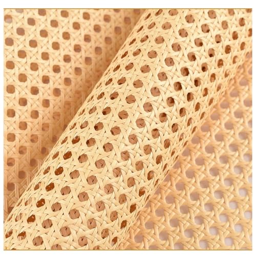 Maya Woods Premium PVC Rattan Cane Webbing Roll - Pre-Woven Synthetic Mesh Sheet for Chair, Cabinet, Basket, Almirah & DIY Projects - Durable All-Weather Cane Mat (24x18 Inch) - Image 1