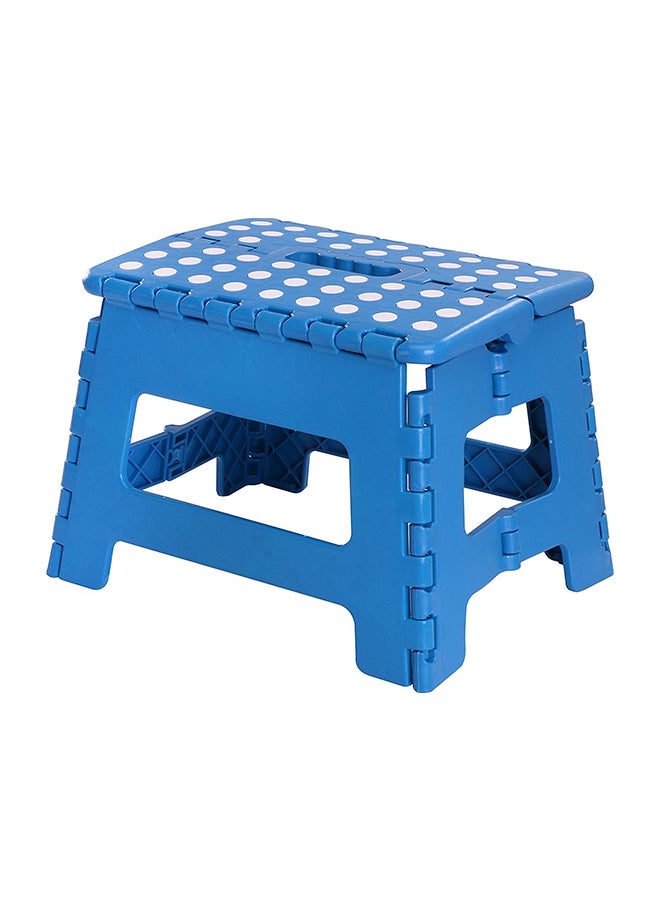 Utopia Home Folding Step Stool - (Pack of 1) Foot Stool with 9 Inch Height - Holds Up to 300 lbs - Lightweight Plastic Foldable Step Stool for Kitchen, Bathroom & Living Room (Blue)