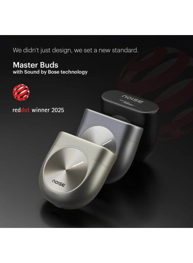 Noise Maker سماعات نويس ماستر، صوت من بوز سماعات أذن بلوتوث، حتى 49 ديسيبل إلغاء الضوضاء التكيفية، LHDC 5.0، صوت مكاني غامر، 44 ساعة من وقت التشغيل مع 6 ميكروفونات ENC، اقتران مزدوج، سماعات أذن IPX5 TWS (أونيكس) - Image 5