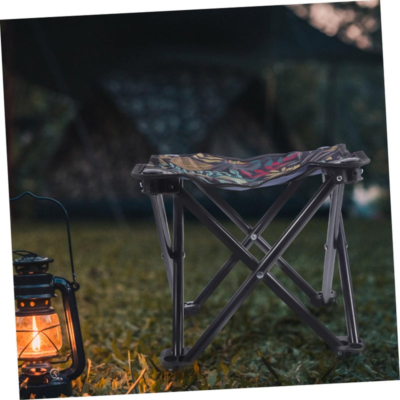 Compact Portable Folding Chair Oxford Fabric Camping Stool Bench for Outdoor Use - Image 3