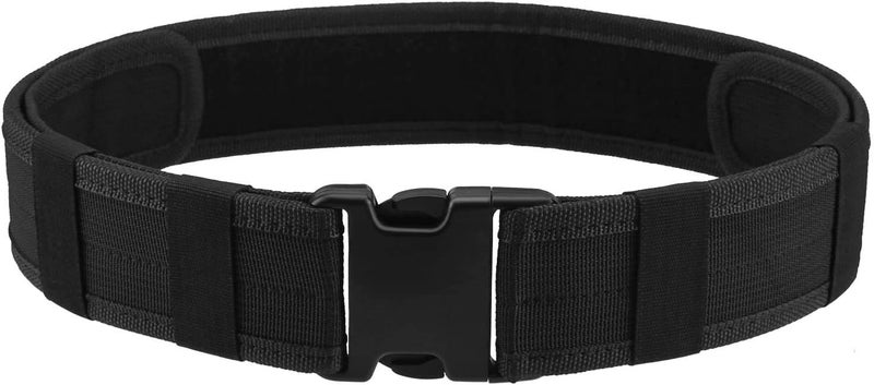 AGPtek Police Security Tactical Combat Gear Utility Nylon Belt (Black) - Image 1