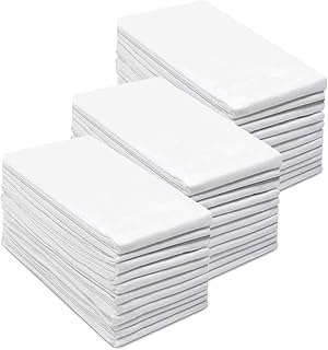 Simpli-Magic 79374 Flour Sack Towels, Premium, White, 12 Pack - Image 1