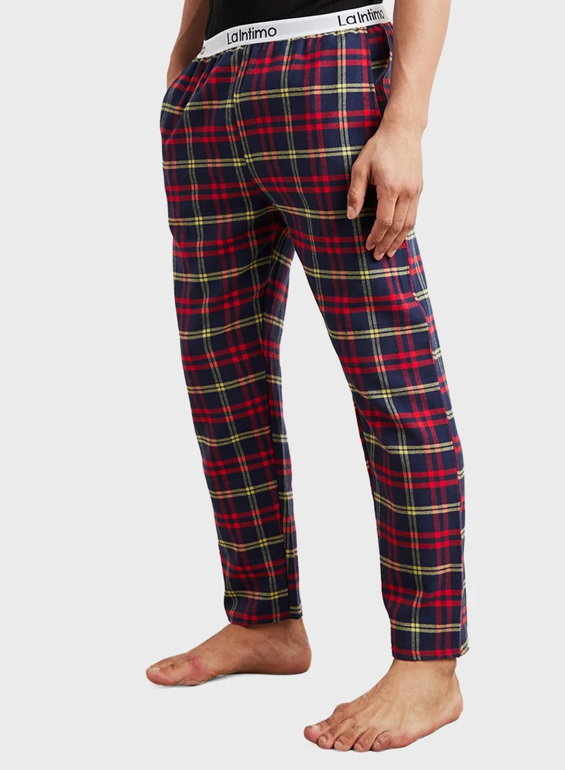 Styli Checked Bottom Pyjama