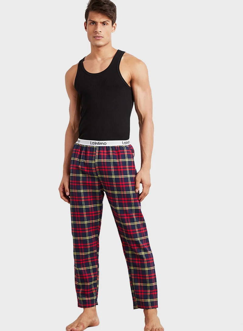 Styli Checked Bottom Pyjama