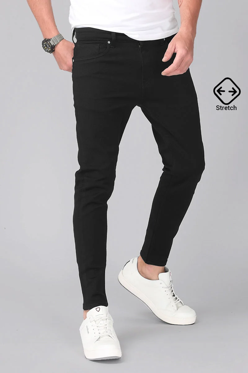 SNITCH Jet Black Jeans