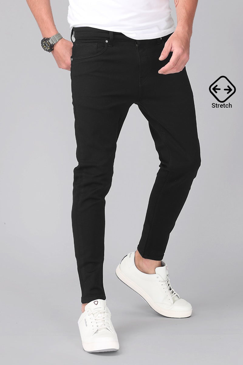 SNITCH Jet Black Jeans - Image 1