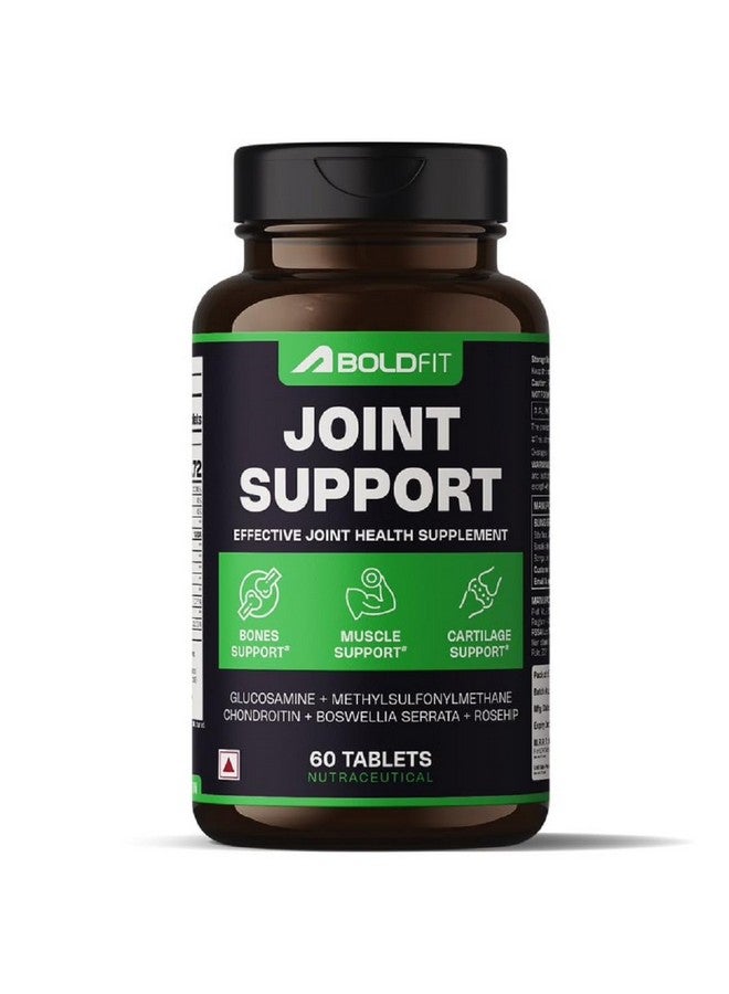 BOLDFIT Boldfit Joint Support Supplement for Men and Women with Glucosamine 1000mg, Chondroitin, Boswellia & Rosehip(60 Tablets)  - Image 1