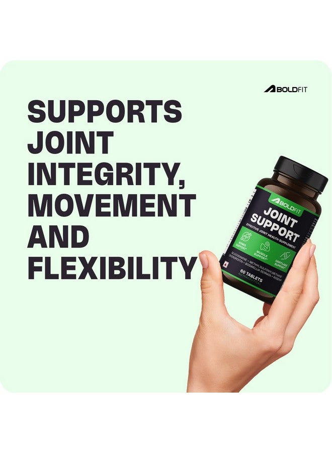 BOLDFIT Boldfit Joint Support Supplement for Men and Women with Glucosamine 1000mg, Chondroitin, Boswellia & Rosehip(60 Tablets)  - Image 4