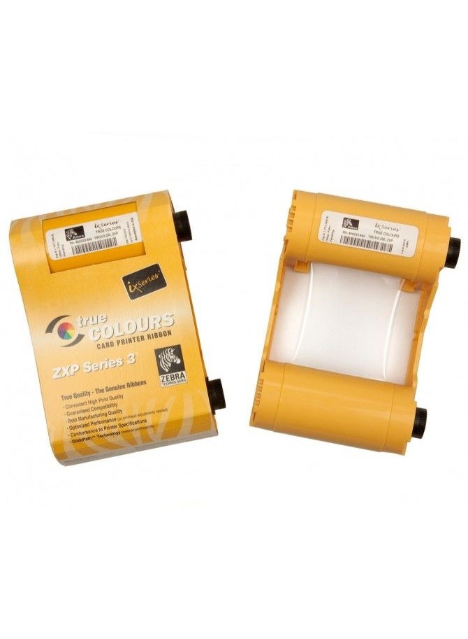 Zebra ZXP Series 3 800033-860 Ribbon Black Resin + Overlay Ribbon (KrO) - 500 Print - Image 1