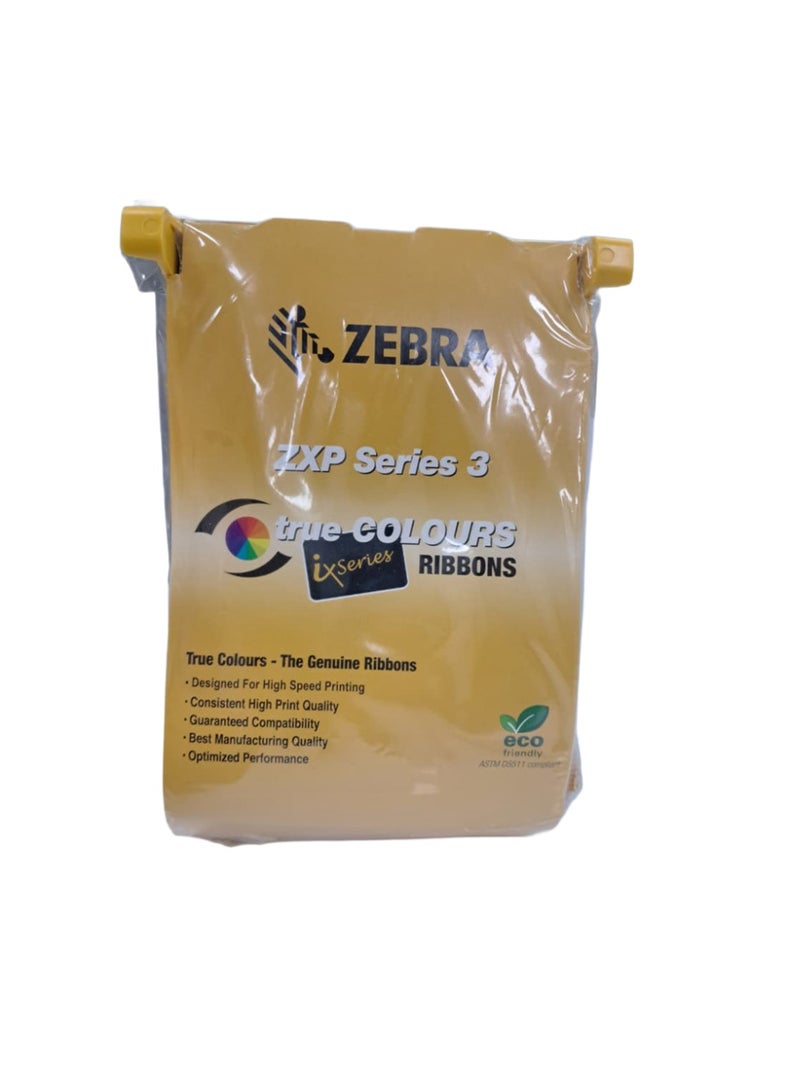 Zebra ZXP Series 3 800033-860 Ribbon Black Resin + Overlay Ribbon (KrO) - 500 Print - Image 3