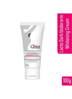 Qraa Advanced Lacto Dark Sensitive Underarm Whitening Cream For Even Toned Underarms Paraben Free 100 Gram  - Image 2