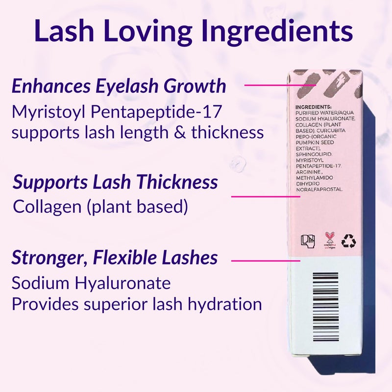 LeVaye Cosmetics Show Lash Eyelash Serum for Longer, Thicker, Gorgeous Looking Lashes, Cruelty Free Lash Serum - Image 5