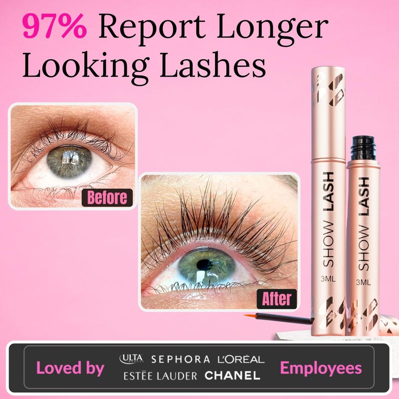 LeVaye Cosmetics Show Lash Eyelash Serum for Longer, Thicker, Gorgeous Looking Lashes, Cruelty Free Lash Serum - Image 2