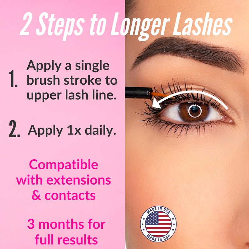 LeVaye Cosmetics Show Lash Eyelash Serum for Longer, Thicker, Gorgeous Looking Lashes, Cruelty Free Lash Serum - Image 4