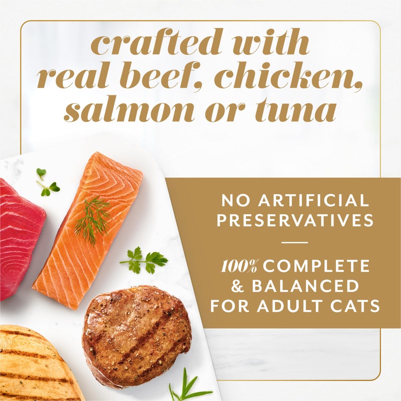 Fancy Feast Gems Pate Cat Food Mousse and a Halo of Savory Gravy Wet Cat Food Variety Pack - (Pack of 12) 4 oz. Boxes - Image 3