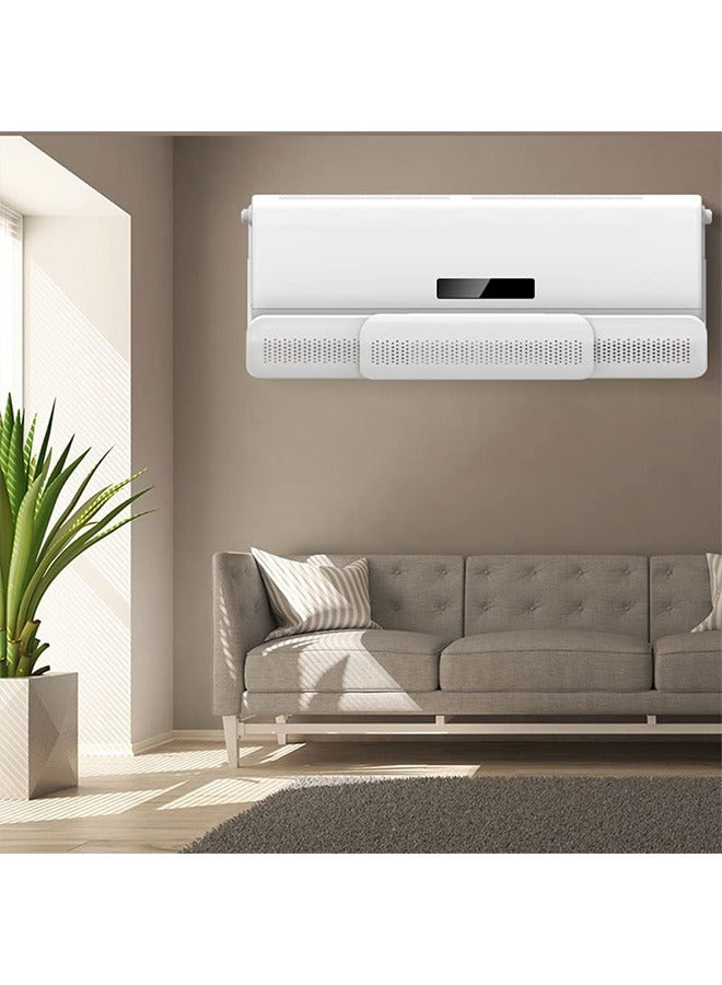 Split Ac Air Flow Deflector, Slim, Length  Angle Adjustable Air Conditioner Deflector helps Cooling/Heating Air Circulation, Anti Blast, Wind Baffle and Direction, Anti-Condensation - Image 4
