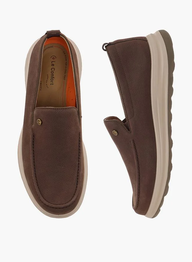 Le Confort Men Slip-On Leather Loafers