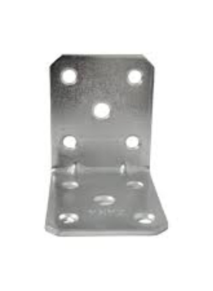 KNP KNP Heavy Duty GI Angle Bracket (2x2 Inchx40MM) Pack of 4 brackets are specifically designed for robust support and reinforcement in construction, woodworking, and DIY projects.  - Image 1