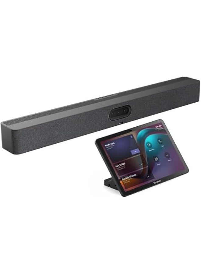 يالينك Yealink MeetingBar A50-031 Video Collaboration System with CTP25 Touch Console, All-in-One Conference Bar, Triple 50MP Cameras, 4K Resolution, for Medium to Large Rooms - Image 1