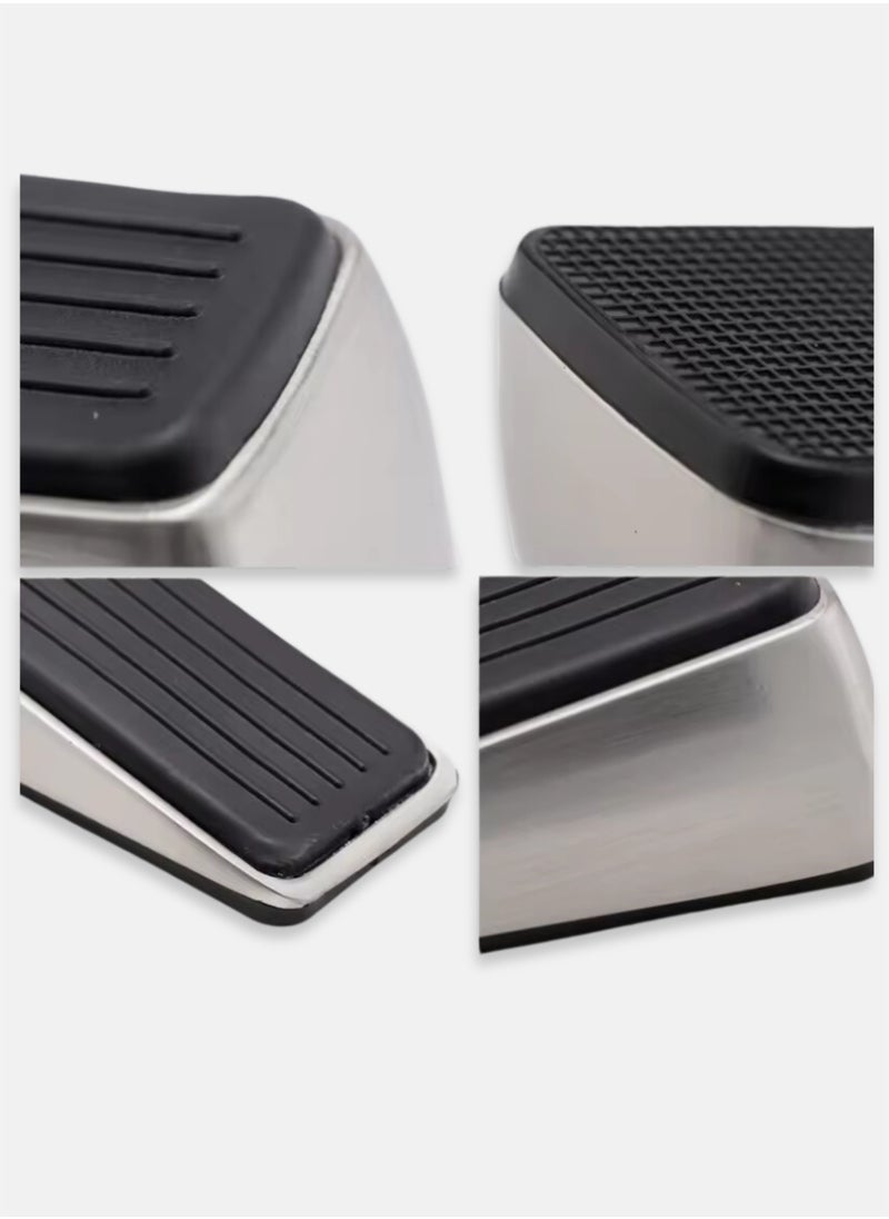 Generic Heavy Duty Door Stoppers 2 Pack Strongest Door Stop Wedge with Storage Case Non-Scratching Door Holder Anti-Skid Durable Rubber Doorstop for Home Office and School Fit All Types of Floor  - Image 4
