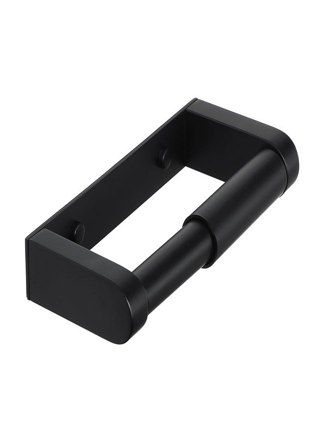 Alise Black Toilet Paper Holder, Double Post Spring Loaded Bathroom Toilet Paper Holder Wall Mount SUS304 Stainless Steel Tissue Holder Toilet Paper Roll Holder for Washroom, RV - Image 1