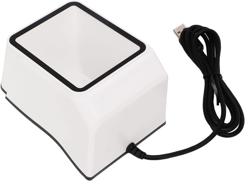 Automatic 1D 2D QR Barcode Scanner, Fast Decoding Scanner, USB Interface with Mobile Payment Use, Ideal for Mobile Payment, White - Image 4