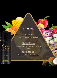 LYON SCENT Lyon Scent Aroma Oil, Perfume Oil, Diffuser Aroma, Fragrance Oil, Air Freshener Oil refill, Essential Fragrance Oil (CRYSTAL)  - Image 2