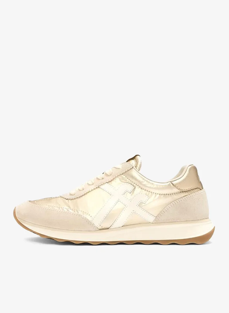 فيت فلوب RETRO-Q FF METALLIC-FABRIC/SUEDE SNEAKERS