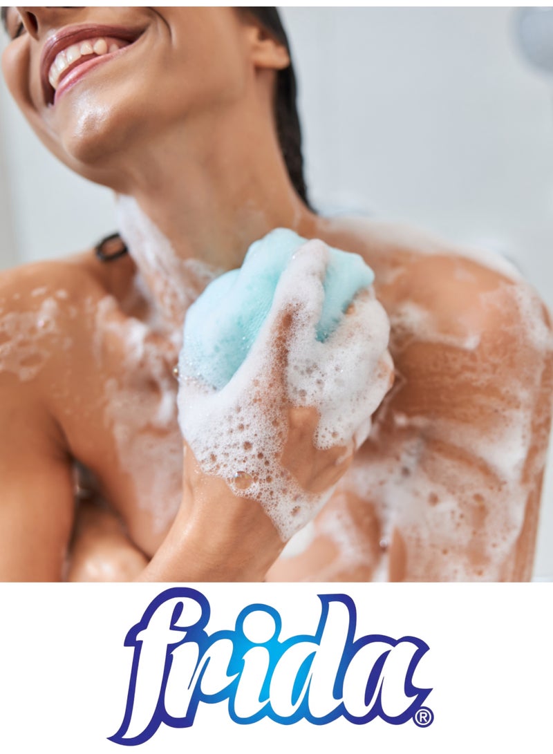 Frida Bath & Shower Gel - Clear Sky, 250ml + Lofa Multi Color - Image 4