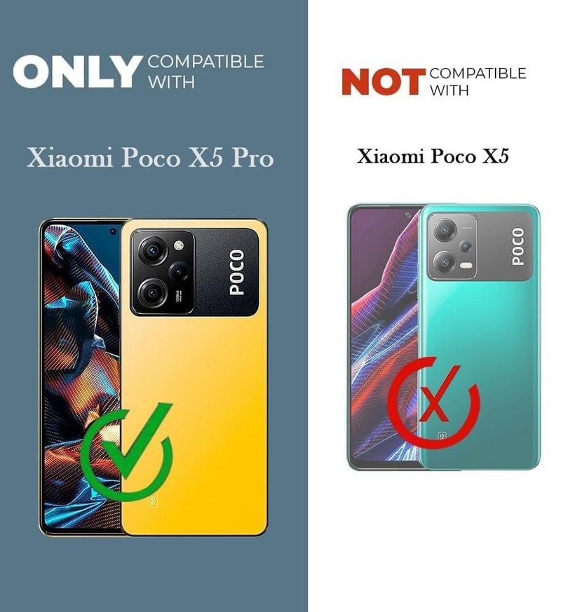 Jkobi غطاء خلفي Jkobi لهاتف Poco X5 Pro 5G (حافظة سيليكون شفافة مضادة للصدمات مع حماية للكاميرا | ناعمة ومرنة | شفافة) - Image 4