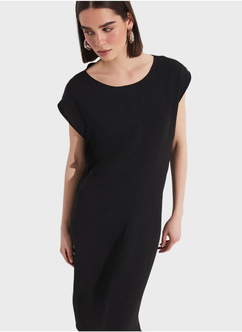 JUNE Round Neck Knitted Dress - Image 3