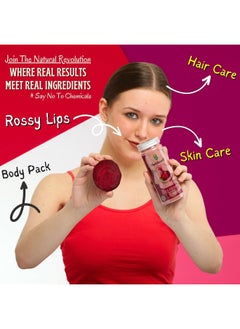 Herbtoniq Natural Organic Beetroot Powder For Face Pack, Hair, Lips And Skin, Pure Beet Root Powder - Beauty Regime For Brightening, Nourishing And Glowing Shiny Skin 150 Gram  - Image 1