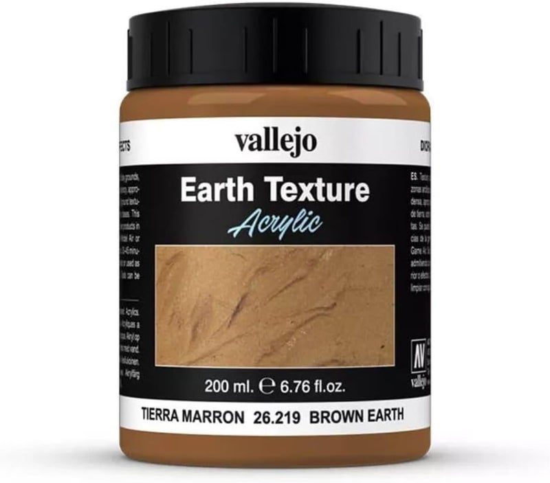Vallejo Diorama FX 200 ml Earth Texture Paste - Brown Earth - Image 3