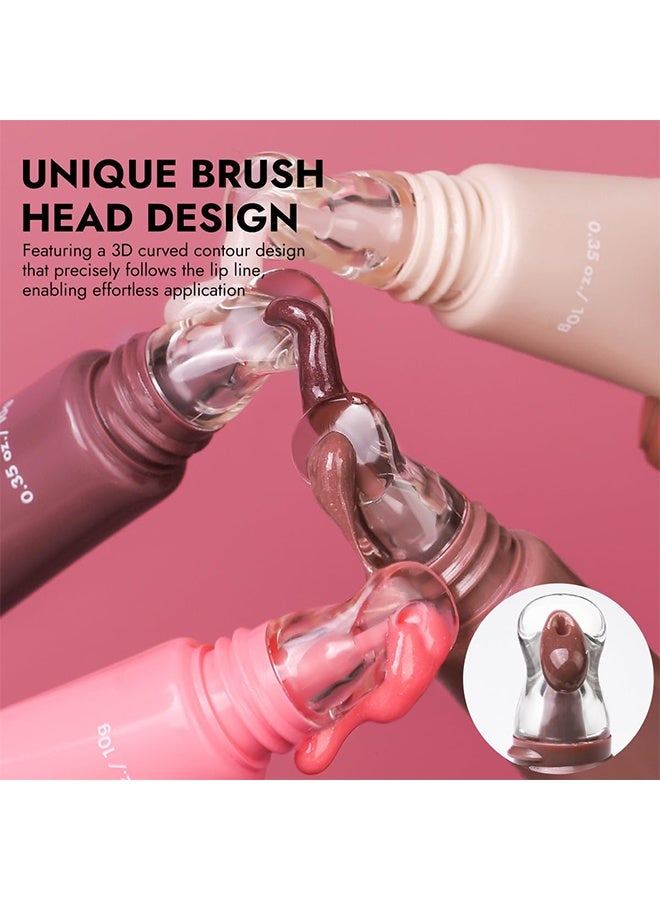 YOUNG VISION Lip Balm Butter Glow, Lip Glosses,Lipstick,Hydrating Gloss Stain Lip Gloss + Serum Up To 12Hr Hydration High Pigment Wet Shine Finish Bubblegum Burst 01 - Image 4