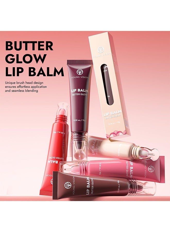 YOUNG VISION Lip Balm Butter Glow, Lip Glosses,Lipstick,Hydrating Gloss Stain Lip Gloss + Serum Up To 12Hr Hydration High Pigment Wet Shine Finish Bubblegum Burst 01 - Image 3