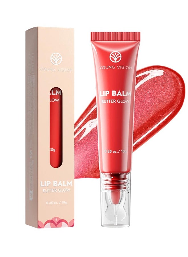 YOUNG VISION Lip Balm Butter Glow, Lip Glosses,Lipstick,Hydrating Gloss Stain Lip Gloss + Serum Up To 12Hr Hydration High Pigment Wet Shine Finish Bubblegum Burst 01 - Image 1